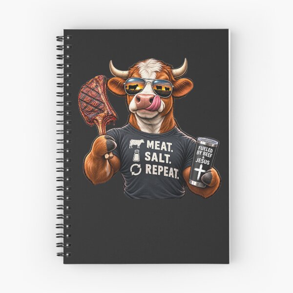 Item preview, COW MEAT, SALT, REPEAT designed and sold by CarnivoreGifts.