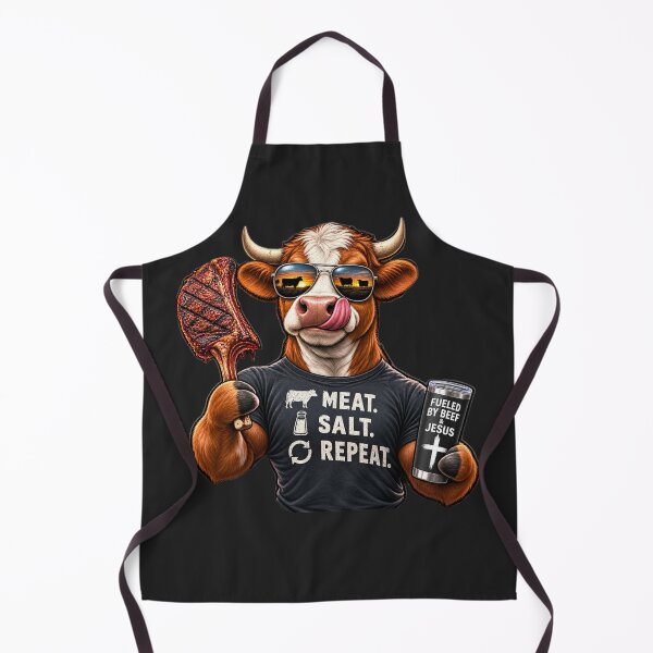 Item preview, COW MEAT, SALT, REPEAT designed and sold by CarnivoreGifts.