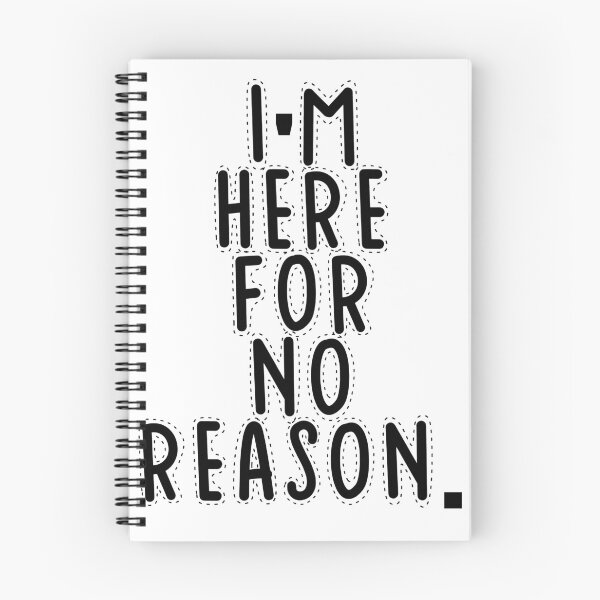 Item preview, Text Typography I'm here for no reason. Forgetful Adult Humor designed and sold by TypeboldStudio.