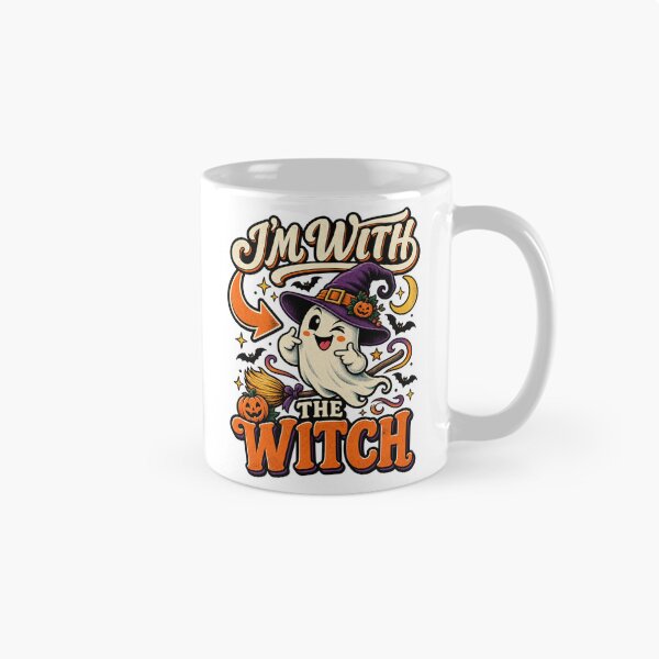 Item preview, I'm With The Witch Couples, Halloween Couple, Witch Costume Humor Spooky Season designed and sold by Teeture.