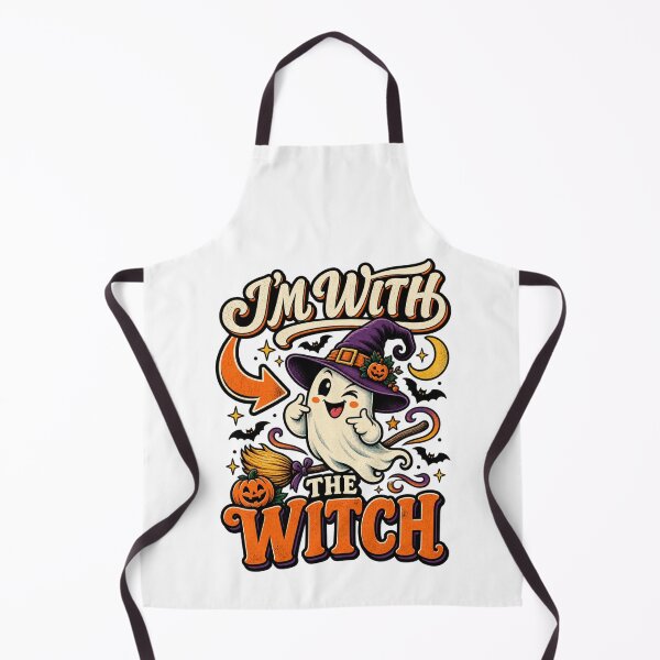 Item preview, I'm With The Witch Couples, Halloween Couple, Witch Costume Humor Spooky Season designed and sold by Teeture.