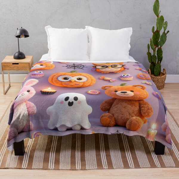 Item preview, Cozy Kawaii Halloween Night Party designed and sold by LenNo9881.