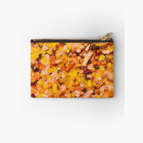 Item preview, Warm Crayon Dot Explosion Abstract Art designed and sold by THE SPLATTERED HAUS BY SAGE BANKS.