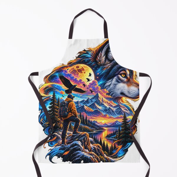 Item preview, Cosmic Wolf Adventure designed and sold by VYBORA Studio.