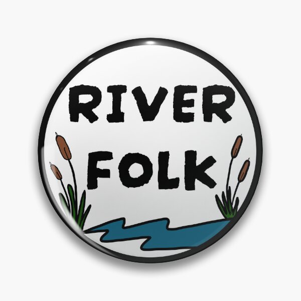 Item preview, Round “RIVER FOLK” design designed and sold by JoyfulRVA.