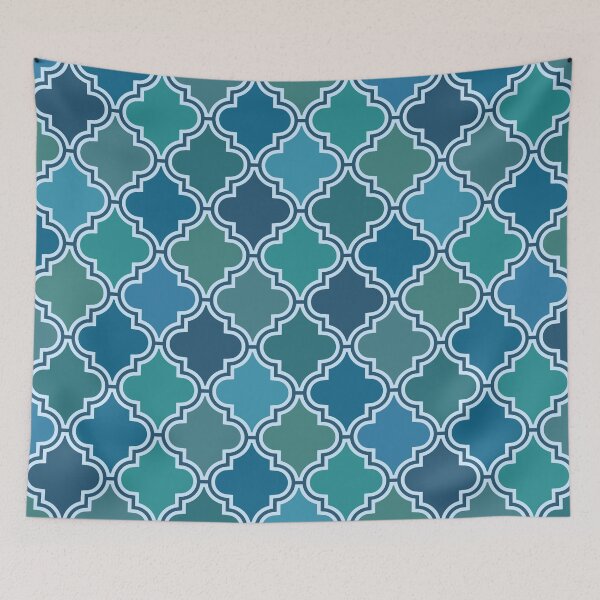 Item preview, Blue Moroccan Tiles designed and sold by Dana Du.
