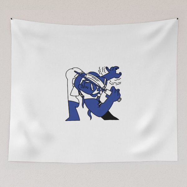 Item preview, Abstract Mechanic Line Art - Blue designed and sold by Unique personality⭐⭐⭐⭐⭐.