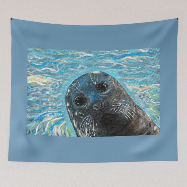 Item preview, Pop Up Seal Painting designed and sold by Art by Kirsten Sneath.