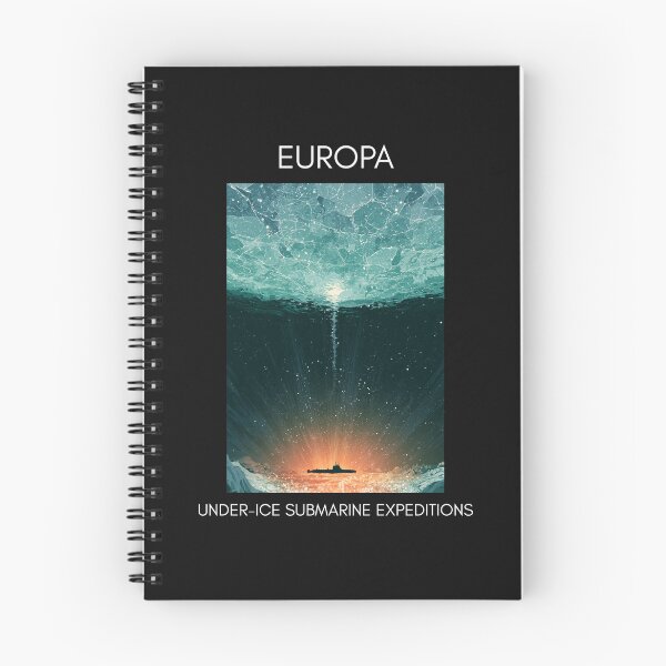 Item preview,  Europa Moon Vintage Sci-Fi Submarine Travel Poster designed and sold by Artmugic.