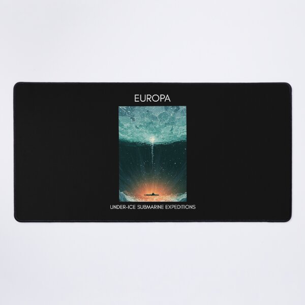 Item preview, Europa Moon Vintage Sci-Fi Submarine Travel Poster designed and sold by Artmugic.