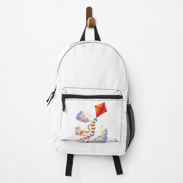 Item preview, Colorful Kite Flying Through Dreamy Clouds designed and sold by TinyWeird.
