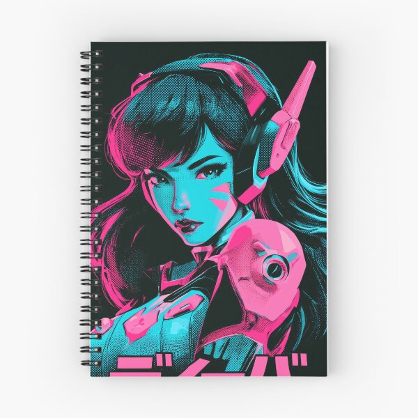Item preview, Neon Pink Duotone Gamer Girl  designed and sold by AnimeArsenalPrints.