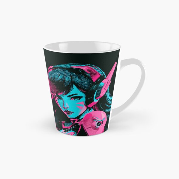 Item preview, Neon Pink Duotone Gamer Girl  designed and sold by AnimeArsenalPrints.