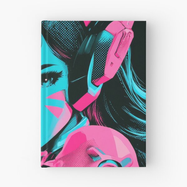 Item preview, Neon Pink Duotone Gamer Girl  designed and sold by AnimeArsenalPrints.