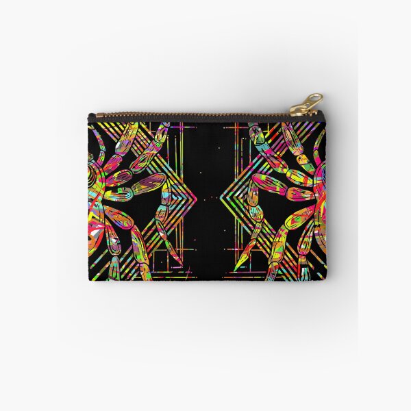 Item preview, Authenticated Neon Arachnid Deity - Hand-Drawn Geometric Art with Unique Color Hash designed and sold by Outlet Raloel.