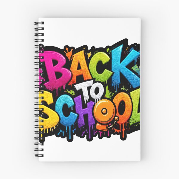 Item preview, Back to School Graffiti Bell T-Shirt — Vertical Tag Rainbow Drip Tee  designed and sold by FineArtVis.