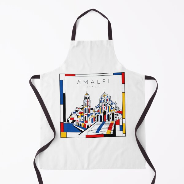 Item preview, Amalfi Mondrian style poster 3D designed and sold by CMYKStudio.