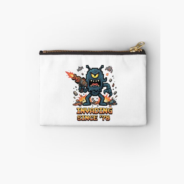 Item preview, Retro Pixel Alien Invader Video Game Art - Invading Since 78 designed and sold by jhgjykuo.