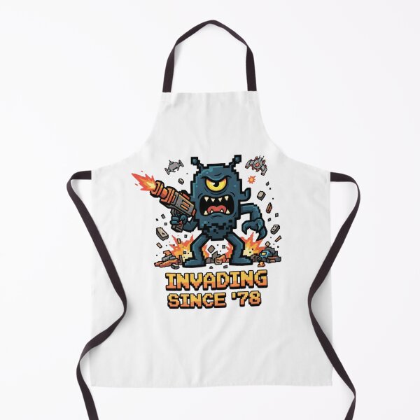 Item preview, Retro Pixel Alien Invader Video Game Art - Invading Since 78 designed and sold by jhgjykuo.