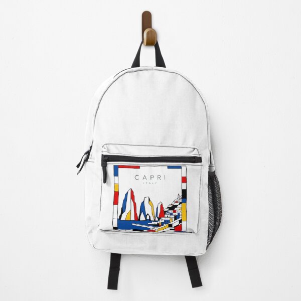 Item preview, Capri Mondrian style poster 3D designed and sold by CMYKStudio.