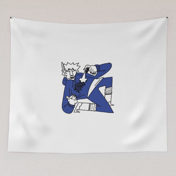 Item preview, Graffiti Artist Line Art - Blue designed and sold by Cobaltmistul.