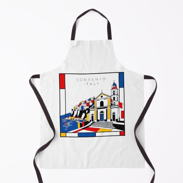 Item preview, Sorrento Mondrian style poster 3D designed and sold by CMYKStudio.