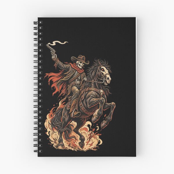 Item preview, Vintage Skeleton Cowboy – Western Outlaw T-Shirt designed and sold by RedaSouq.