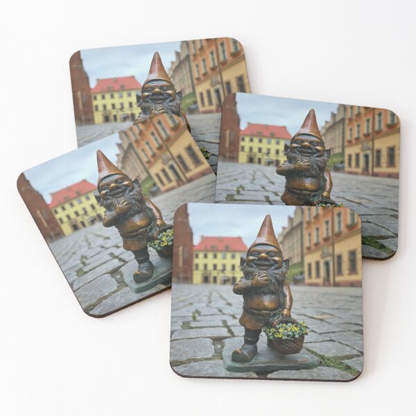 Item preview, Wroclaw Gnome With Basket of Flowers designed and sold by Purrfecta.