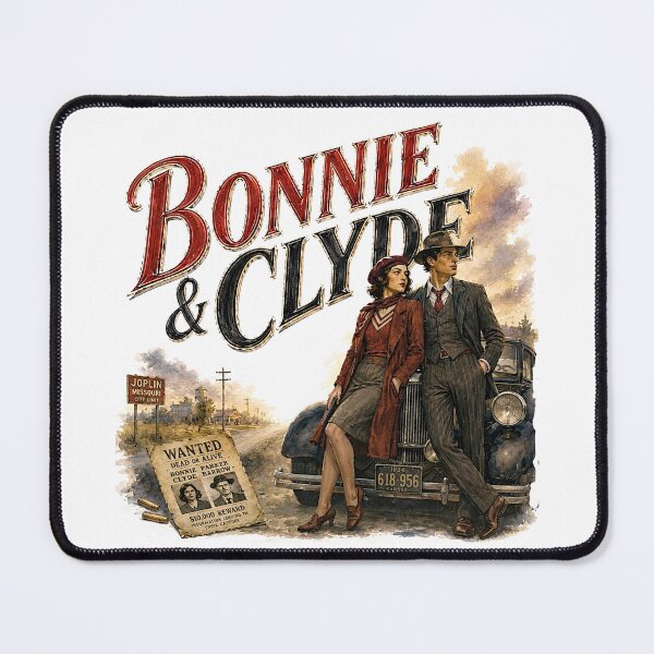 Item preview, Bonnie and Clyde designed and sold by Lyric Vault - Rock on.
