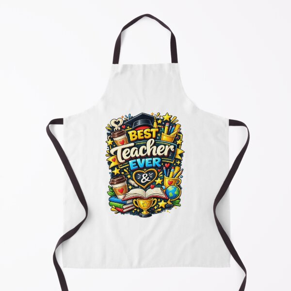 Item preview, Best Teacher Ever Colorful Teacher Appreciation Typography Design designed and sold by ismai6.