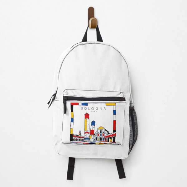 Item preview, Bologna Mondrian style poster 3D designed and sold by CMYKStudio.