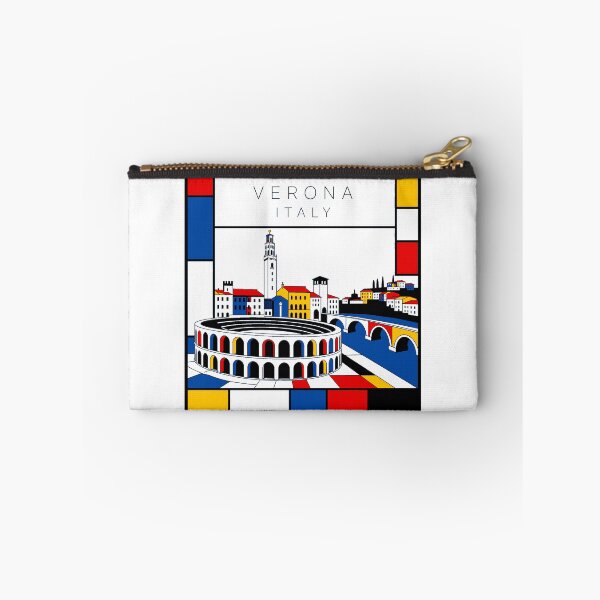 Item preview, Verona Mondrian style poster 3D designed and sold by CMYKStudio.