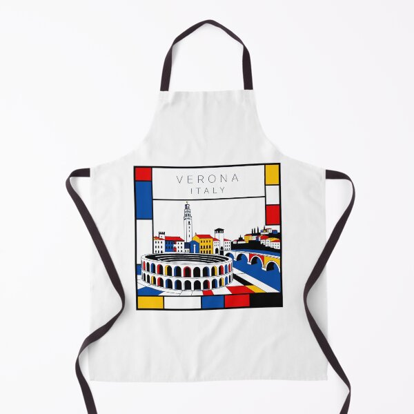Item preview, Verona Mondrian style poster 3D designed and sold by CMYKStudio.
