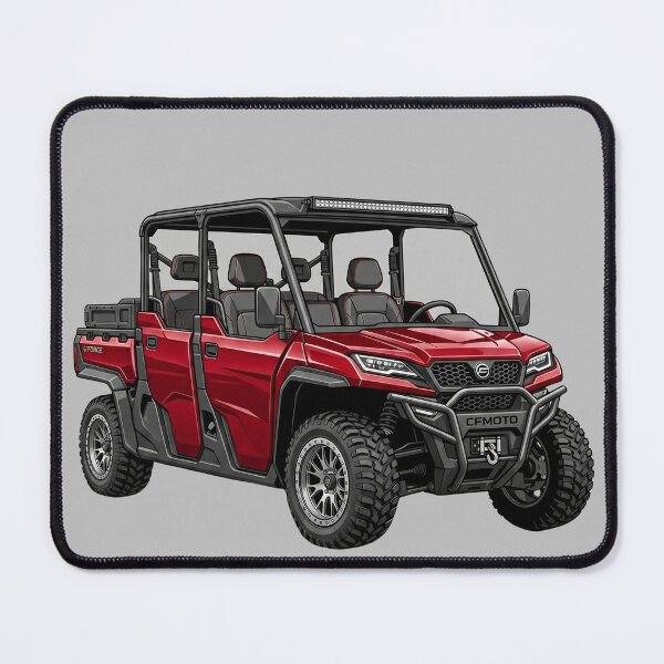 Item preview, CFMOTO UForce 1000 XL Red Crew Cab Off-Road UTV Graphic designed and sold by Motorline44.