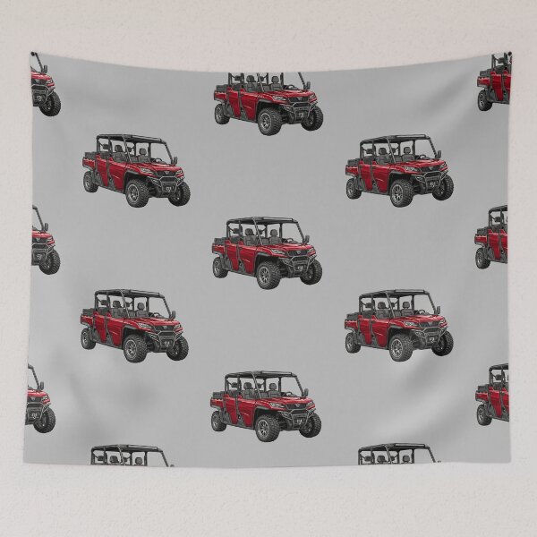 Item preview, CFMOTO UForce 1000 XL Red Crew Cab Off-Road UTV Graphic designed and sold by Motorline44.