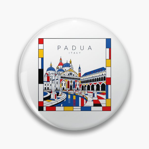 Item preview, Padua Mondrian style poster 3D designed and sold by CMYKStudio.