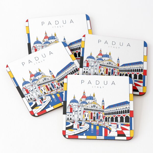 Item preview, Padua Mondrian style poster 3D designed and sold by CMYKStudio.