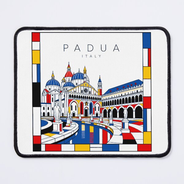 Item preview, Padua Mondrian style poster 3D designed and sold by CMYKStudio.