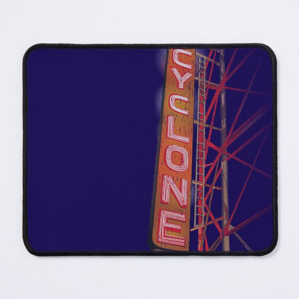 Item preview, Vintage Coney Island Cyclone Sign - Classic Brooklyn Roller Coaster Art designed and sold by Jensen Designed.