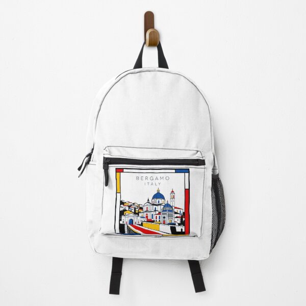 Item preview, Bergamo Mondrian style poster 3D designed and sold by CMYKStudio.