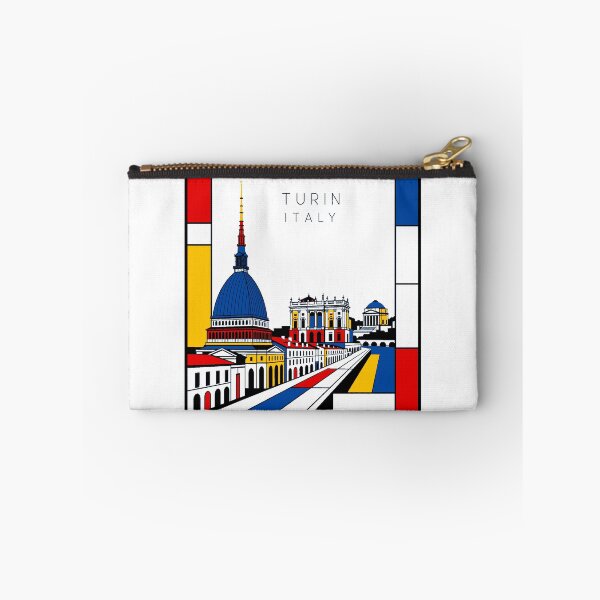 Item preview, Turin Mondrian style poster 3D designed and sold by CMYKStudio.
