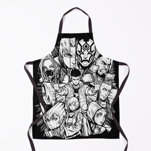 Item preview, Anime Squad Collage | Cyberpunk Warriors Manga Art designed and sold by MID9T.