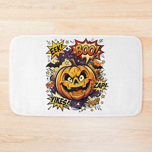 Item preview, Pop Art Jack O Lantern Comic Halloween designed and sold by VibranPalette.