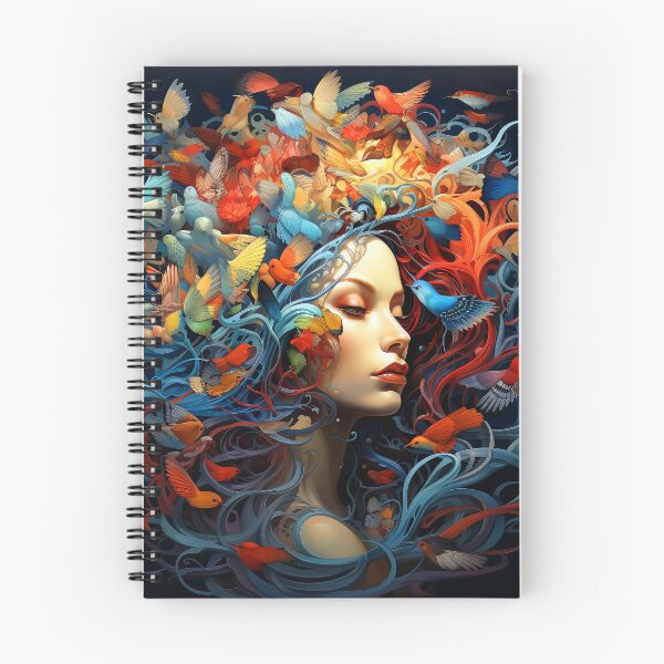 Item preview, Imaginary Surreal World Fantasy Female With Birds Dream designed and sold by DEC02.