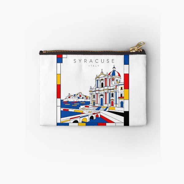 Item preview, Syracuse Mondrian style poster 3D designed and sold by CMYKStudio.