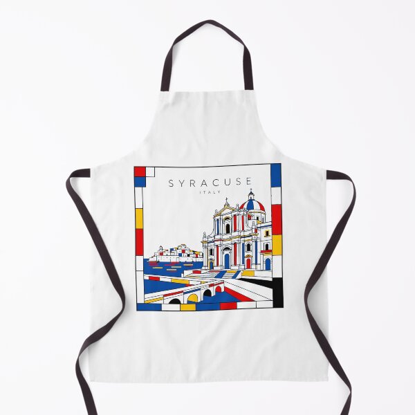 Item preview, Syracuse Mondrian style poster 3D designed and sold by CMYKStudio.
