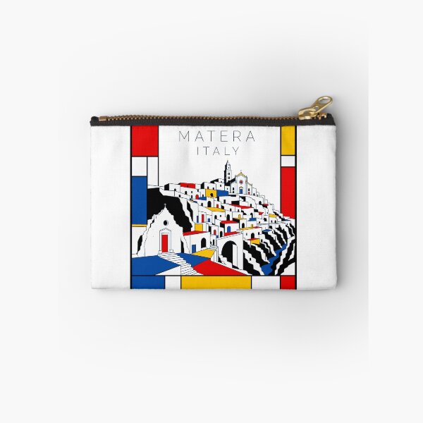 Item preview, Matera Mondrian style poster 3D designed and sold by CMYKStudio.