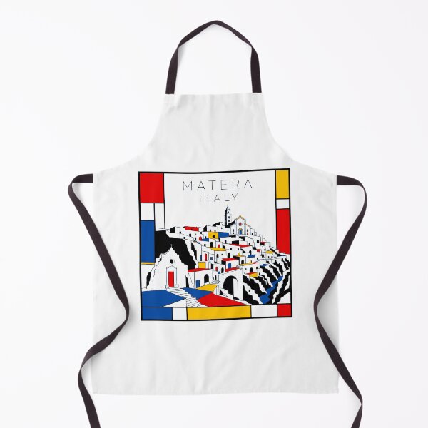 Item preview, Matera Mondrian style poster 3D designed and sold by CMYKStudio.