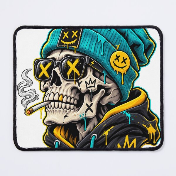 Item preview, Rebel Skull Street Art designed and sold by VYBORA Studio.