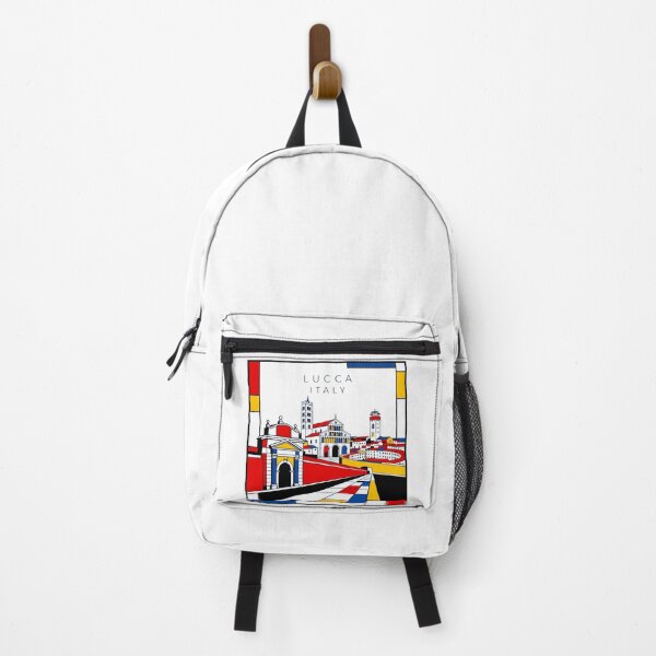 Item preview, Lucca Mondrian style poster 3D designed and sold by CMYKStudio.